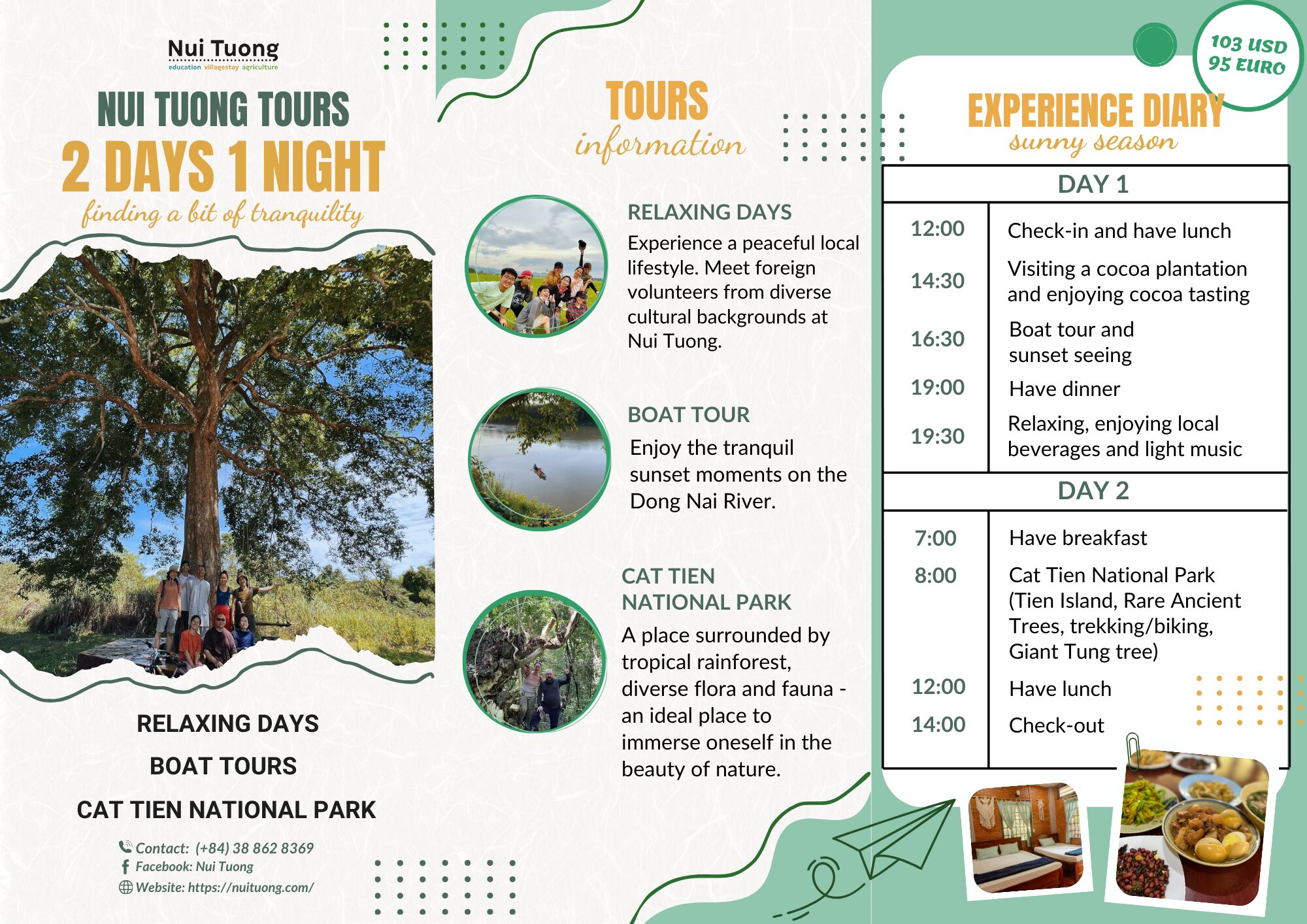 Tour 2N1Đ mùa nắng