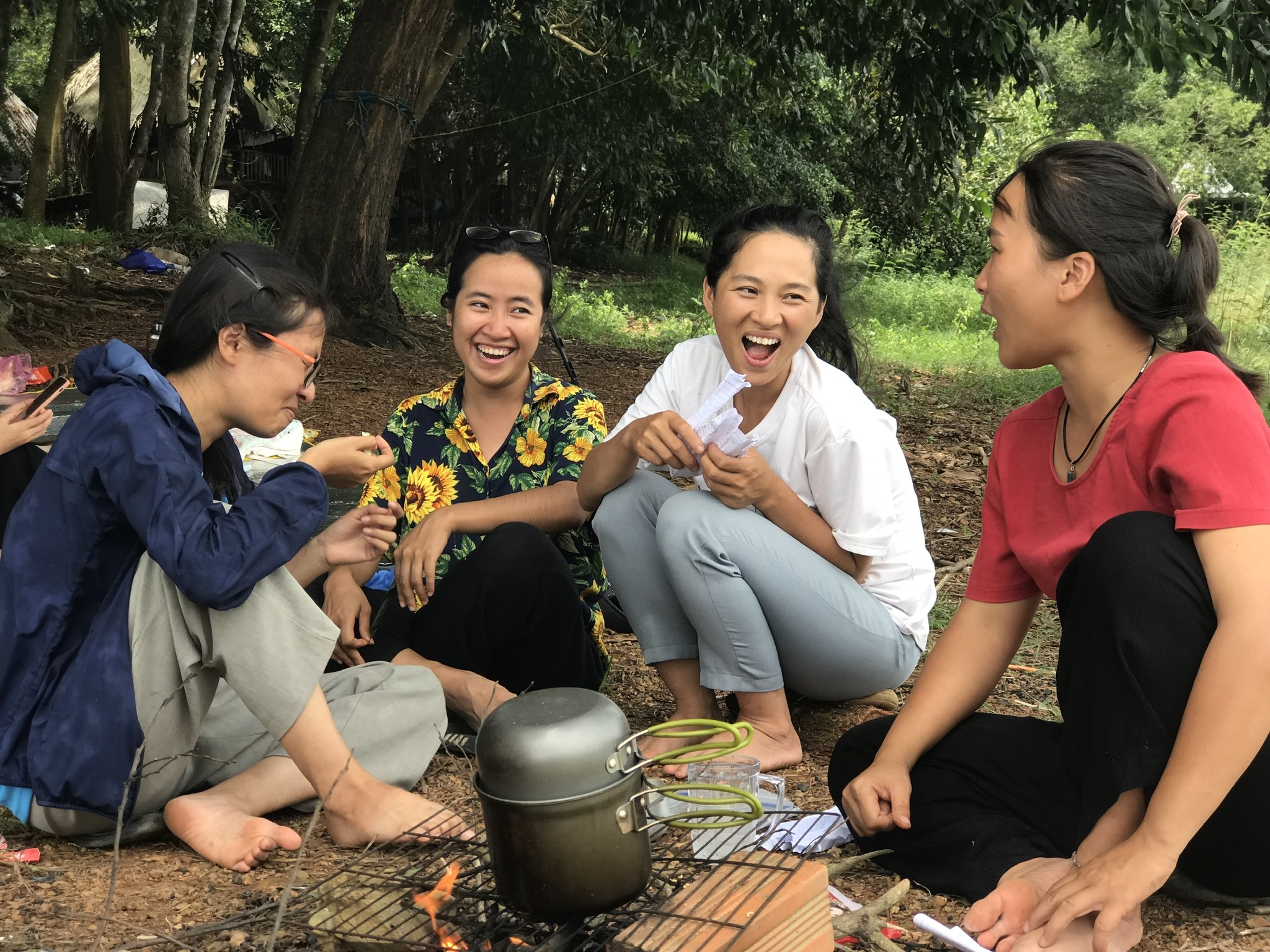 Tình nguyện tại Núi Tượng